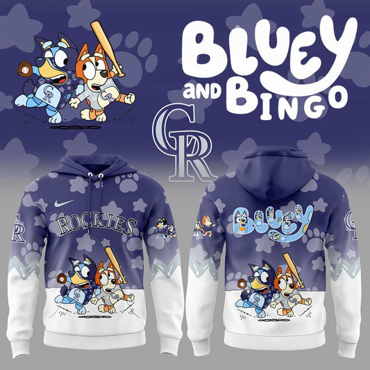 Colorado RockiesBluey and Bingo Hoodie