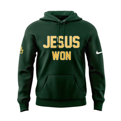 Baylor Baseball Jesus Won Hoodie
