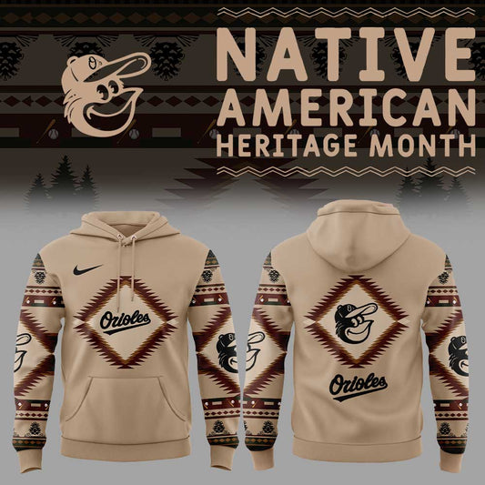 Baltimore Orioles Native American Heritage Hoodie