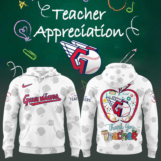 Cleveland Guardians Teacher Appreciation New Hoodie
