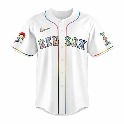 Boston Red Sox LGBTQ Pride Night 2025 Jersey Flat Cap Set