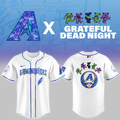 Arizona Diamondbacks 2025 Grateful Dead Night Limited Jersey