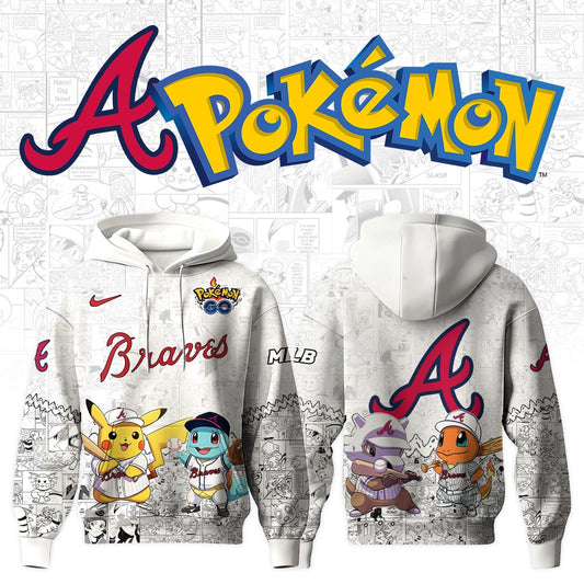 Atlanta Braves x Polemon GO Special Edition Hoodie