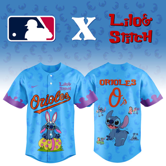 Baltimore Orioles x Lilo and Stitch 2025 limited Jersey