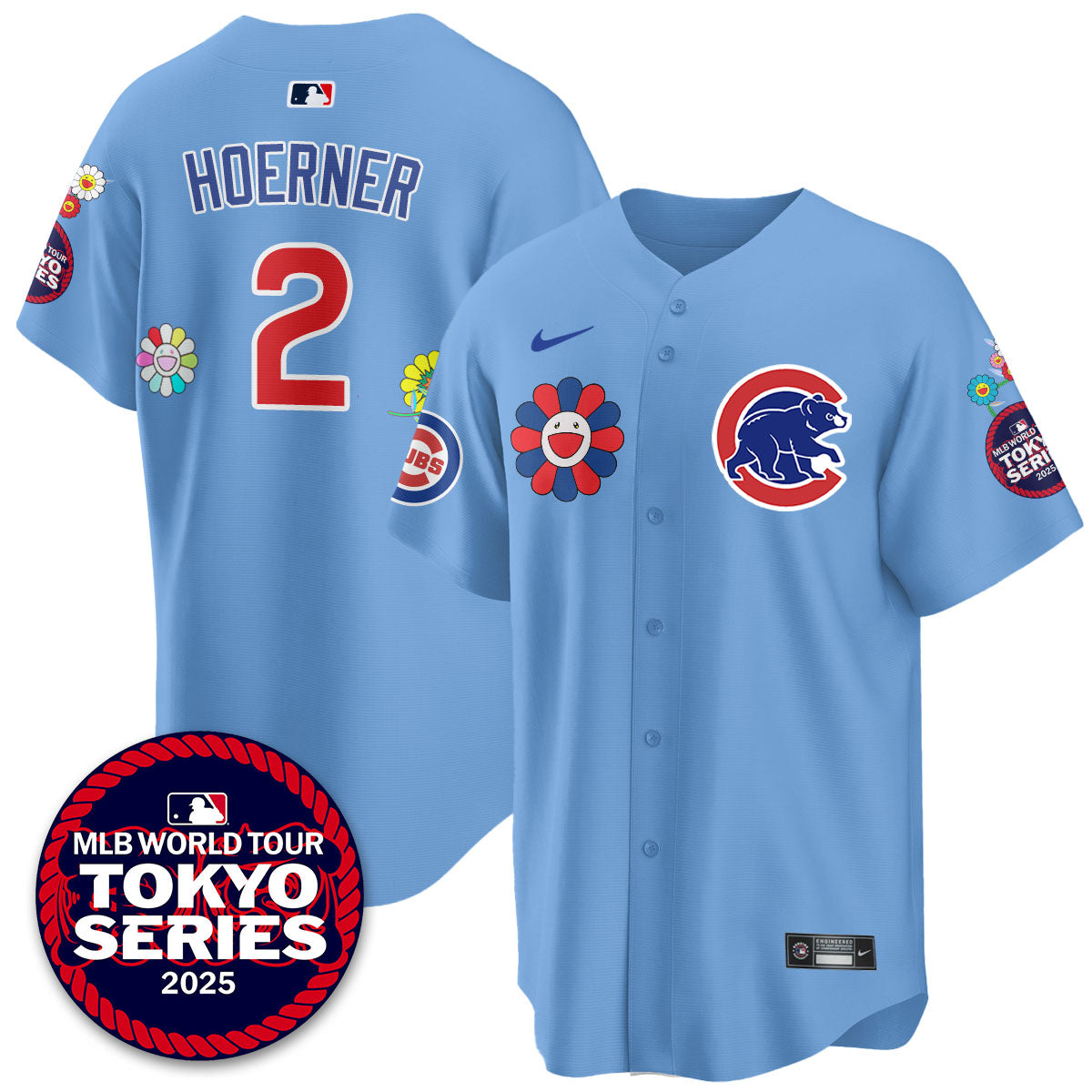 Chicago Cubs Tokyo Series 2025 Vapor Premier Limited Jersey - Stitched
