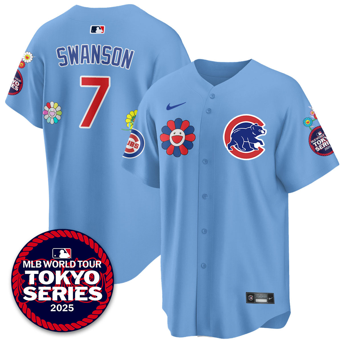 Chicago Cubs Tokyo Series 2025 Vapor Premier Limited Jersey - Stitched