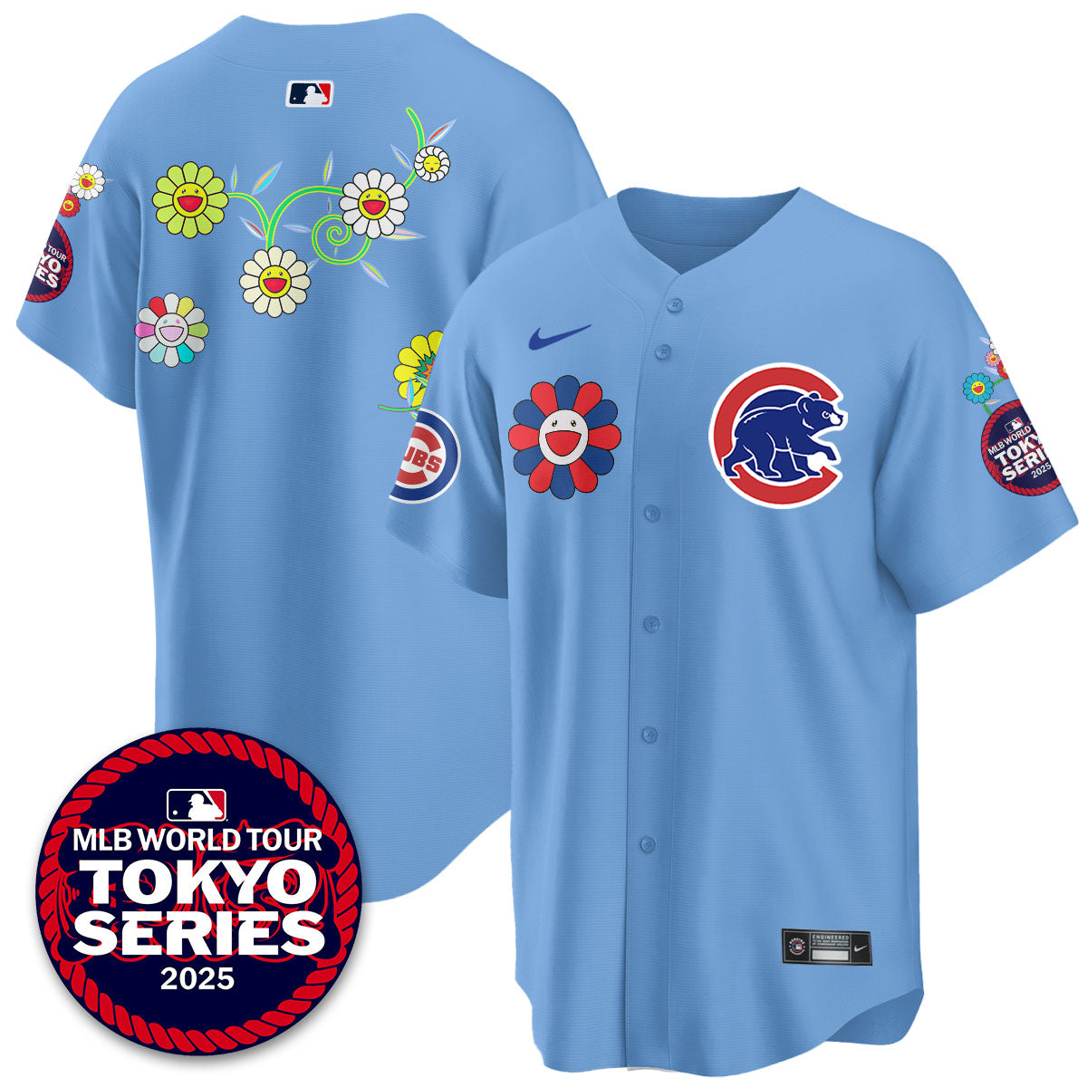 Chicago Cubs Tokyo Series 2025 Vapor Premier Limited Jersey - Stitched
