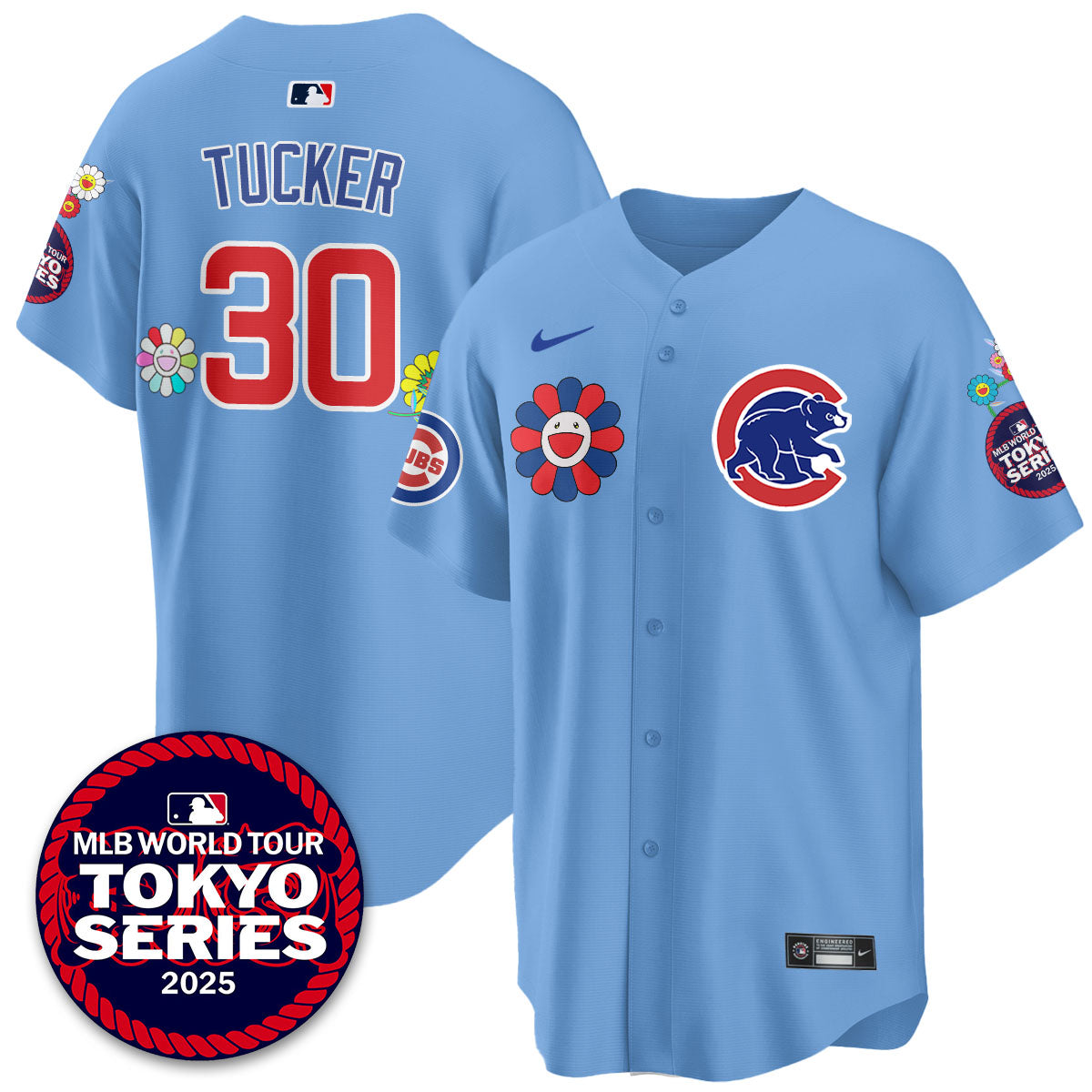 Chicago Cubs Tokyo Series 2025 Vapor Premier Limited Jersey - Stitched