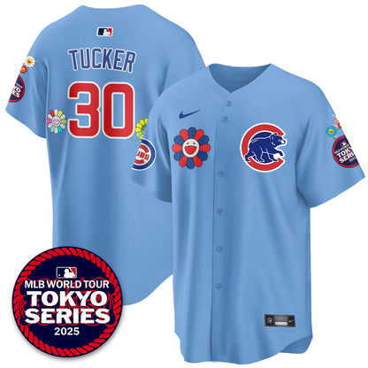 Chicago Cubs Tokyo Series 2025 Vapor Premier Limited Jersey - Stitched