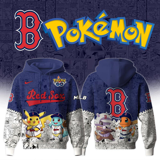 Boston Red Sox x Polemon GO Special Edition Hoodie