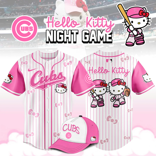 Chicago Cubs x Hello Kitty Night Game Limited Edition Jersey 2025