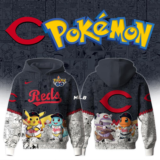 Cincinnati Reds x Polemon GO Special Edition Hoodie