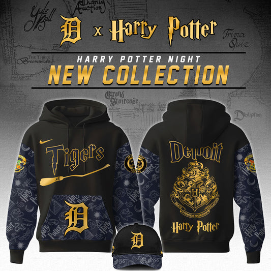 Detroit Tigers x Harry Potter Night Hoodie Editions Limited