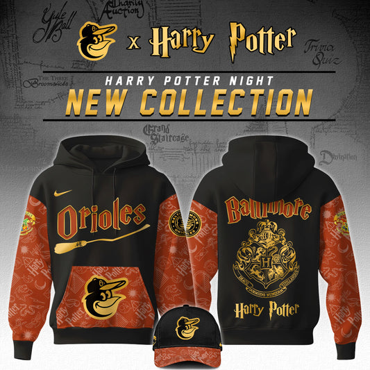 Baltimore Orioles x Harry Potter Night Hoodie Editions Limited