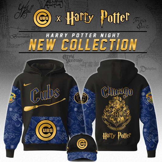 Chicago Cubs x Harry Potter Night Hoodie Editions Limited