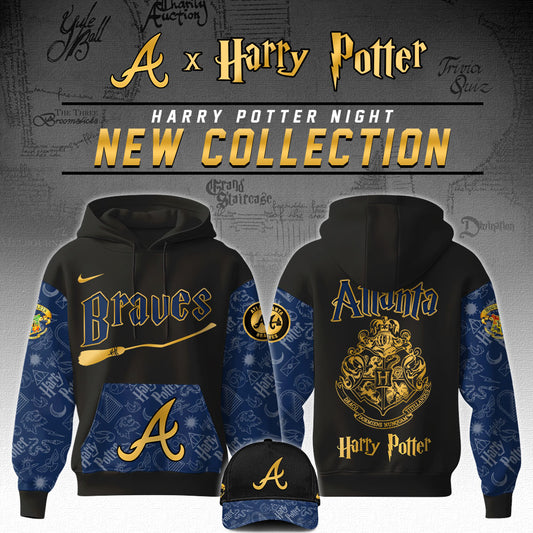 Atlanta Braves x Harry Potter Night Hoodie Editions Limited