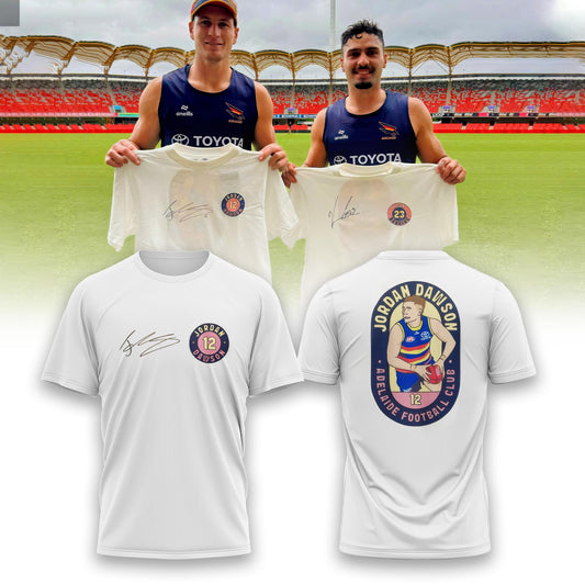 Adelaide Crows AFL x Jordan Dawson Signature Special Edition Tshirt 2025