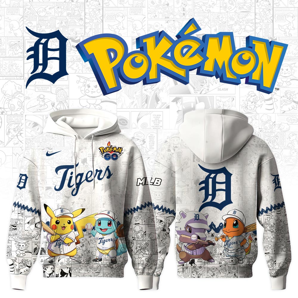 Detroit Tigers x Polemon GO Special Edition Hoodie