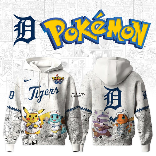 Detroit Tigers x Polemon GO Special Edition Hoodie