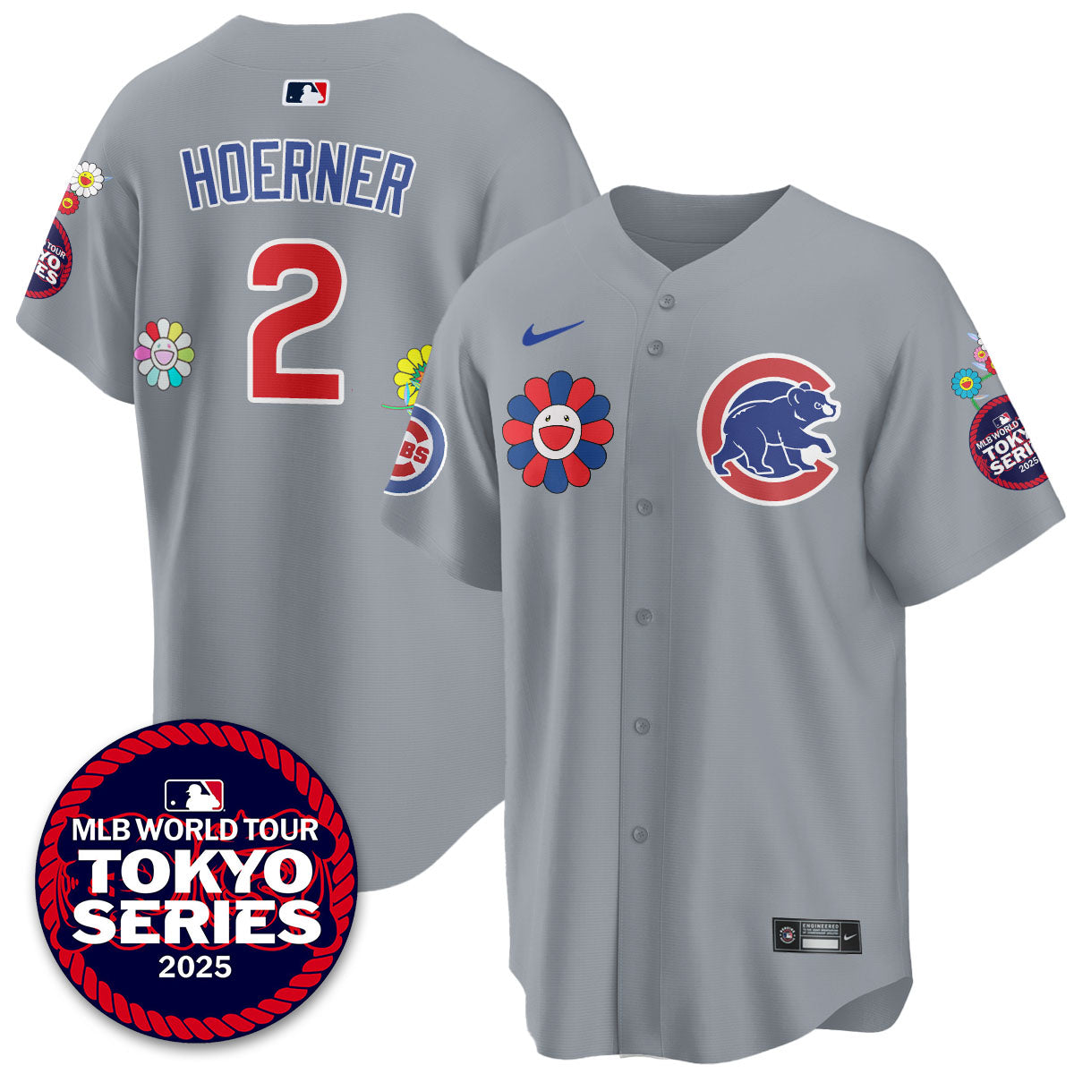 Chicago Cubs Tokyo Series 2025 Vapor Premier Limited Jersey - Stitched