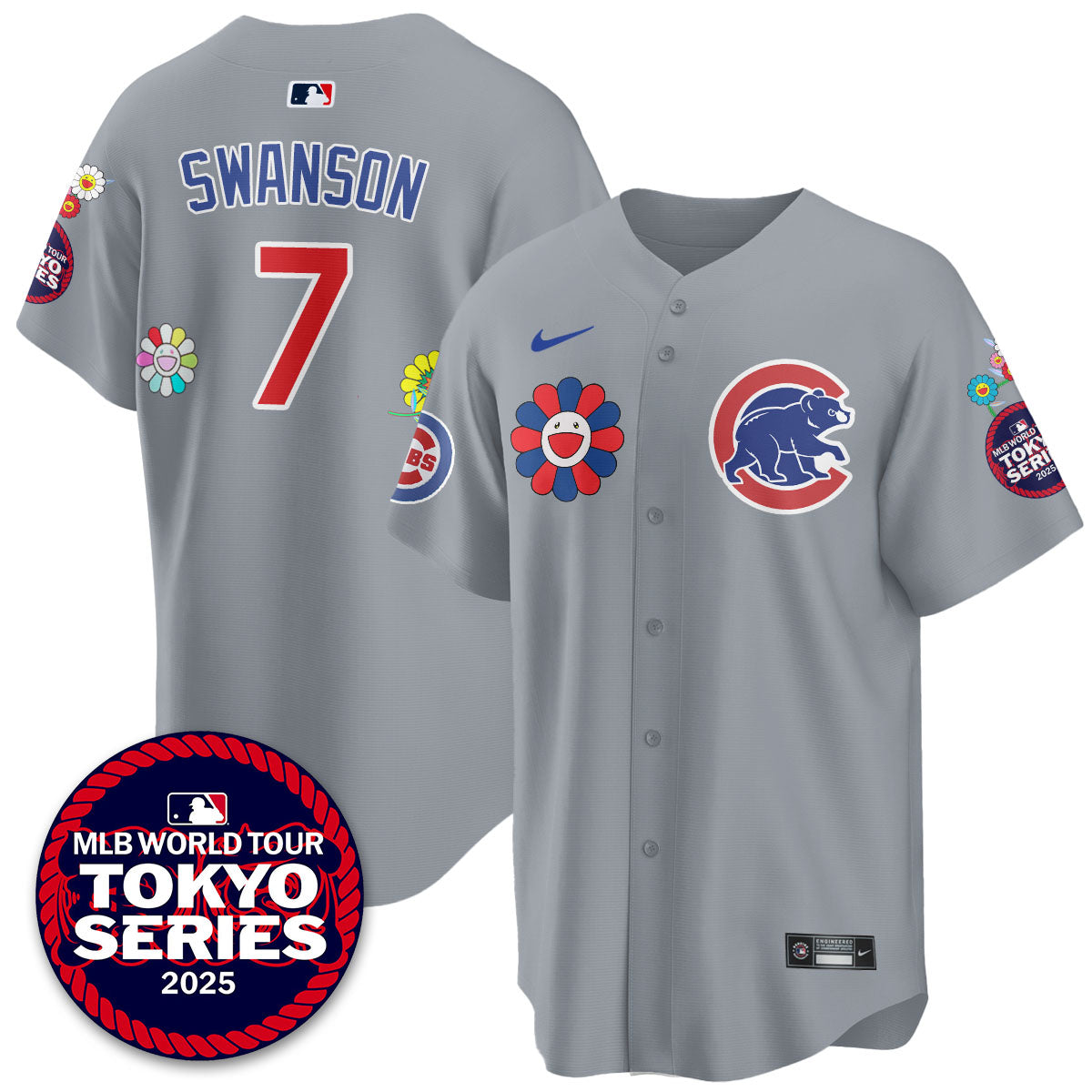 Chicago Cubs Tokyo Series 2025 Vapor Premier Limited Jersey - Stitched