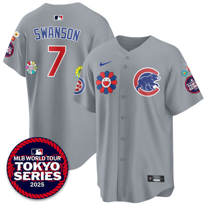 Chicago Cubs Tokyo Series 2025 Vapor Premier Limited Jersey - Stitched