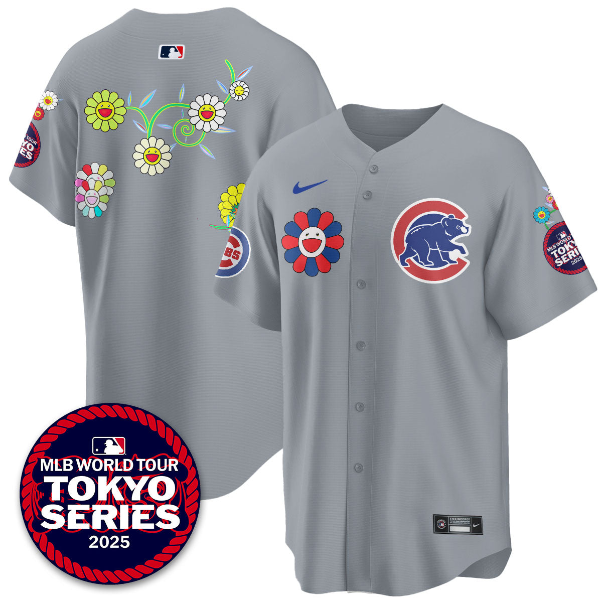 Chicago Cubs Tokyo Series 2025 Vapor Premier Limited Jersey - Stitched