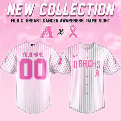 Arizona Diamondbacks x Breast Cancer Awareness Game Night Jersey Editons Limited