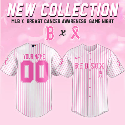 Boston Red Sox x Breast Cancer Awareness Game Night Jersey Editons Limited