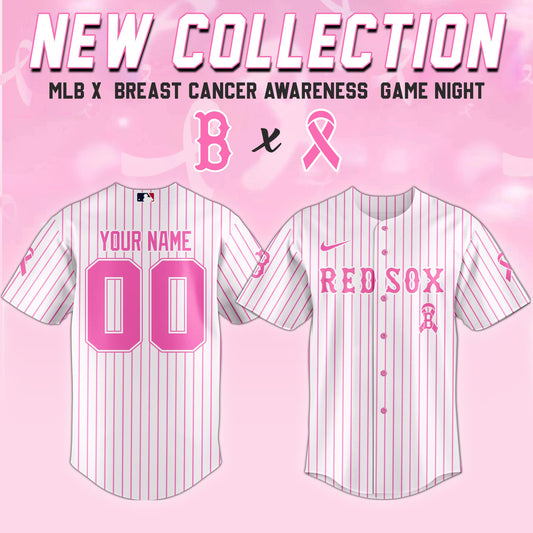 Boston Red Sox x Breast Cancer Awareness Game Night Jersey Editons Limited