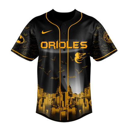Baltimore Orioles x DC Batman Game Night Special Edition Jersey