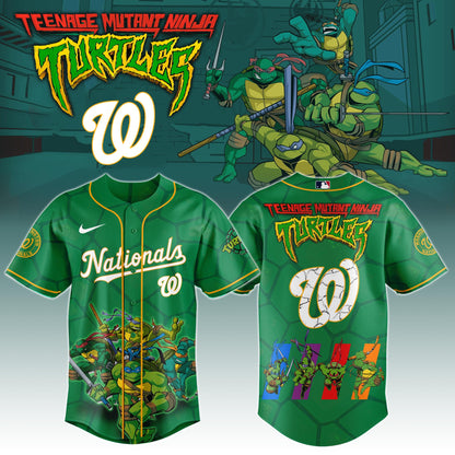 Washington Nationals x Ninja Turtles Night Game Limited Edition Jersey 2025