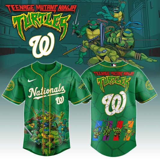 Washington Nationals x Ninja Turtles Night Game Limited Edition Jersey 2025