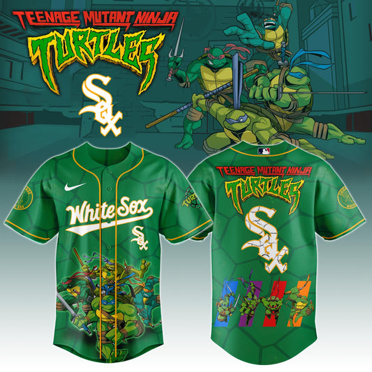 Chicago White Sox x Ninja Turtles Night Game Limited Edition Jersey 2025