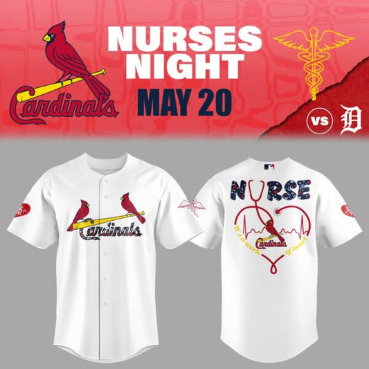 St. Louis Cardinals NURSES Baseball Jersey