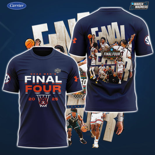 Auburn Tigers Men’s Basketball 2025 Final Four T-Shirt