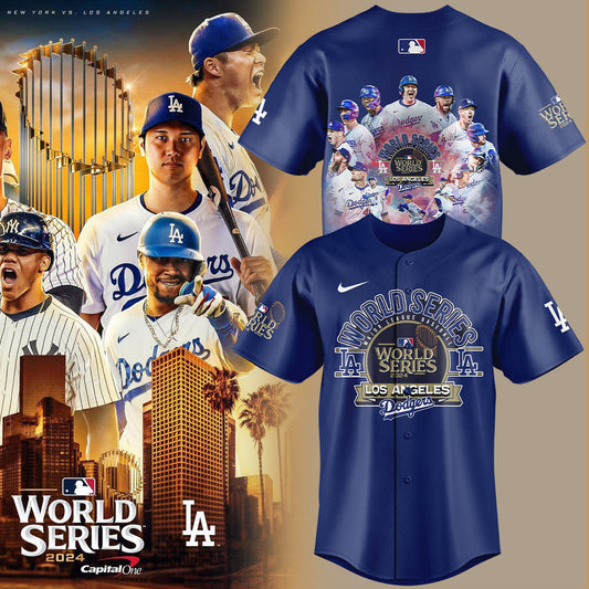 Limited Edition Los Angeles Dodgers ’47 Royal World Series Jersey