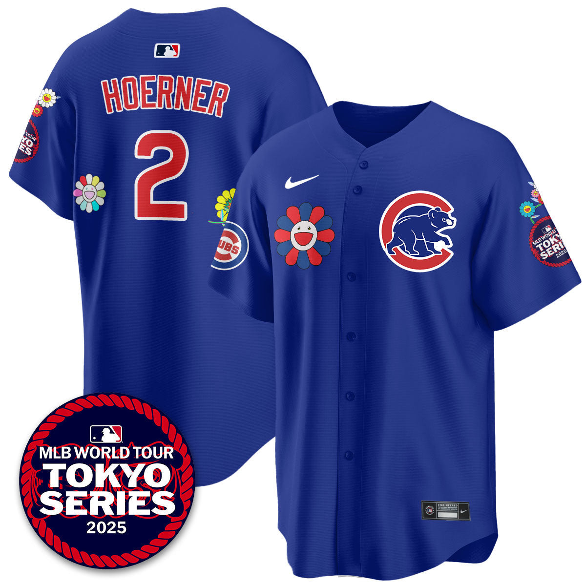 Chicago Cubs Tokyo Series 2025 Vapor Premier Limited Jersey - Stitched
