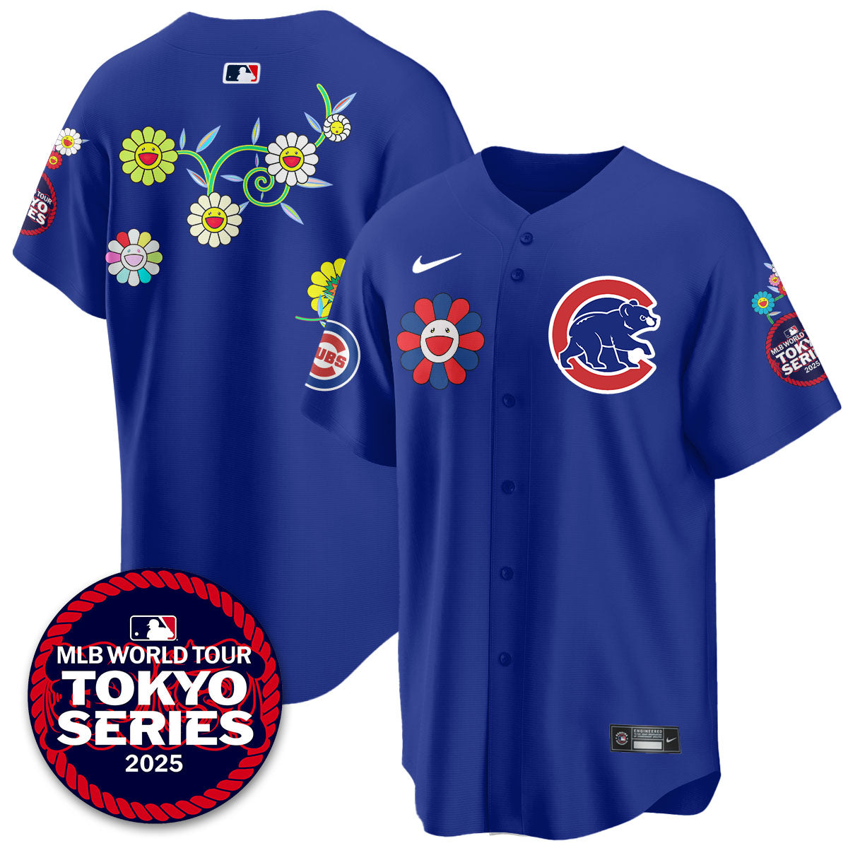 Chicago Cubs Tokyo Series 2025 Vapor Premier Limited Jersey - Stitched