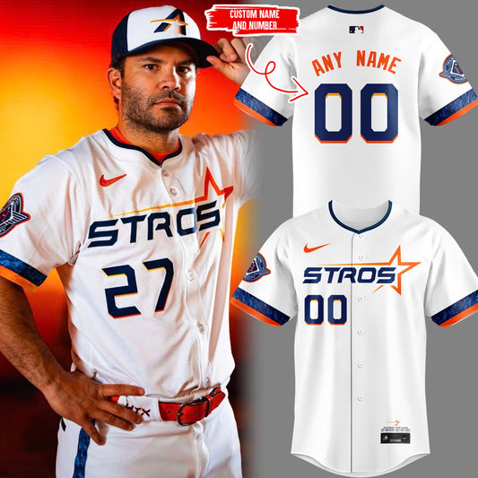 Astros Baseball City Connect 2025 Limited “The Next Frontier” Custom Jersey