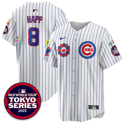 Chicago Cubs Tokyo Series 2025 Vapor Premier Limited Jersey - Stitched