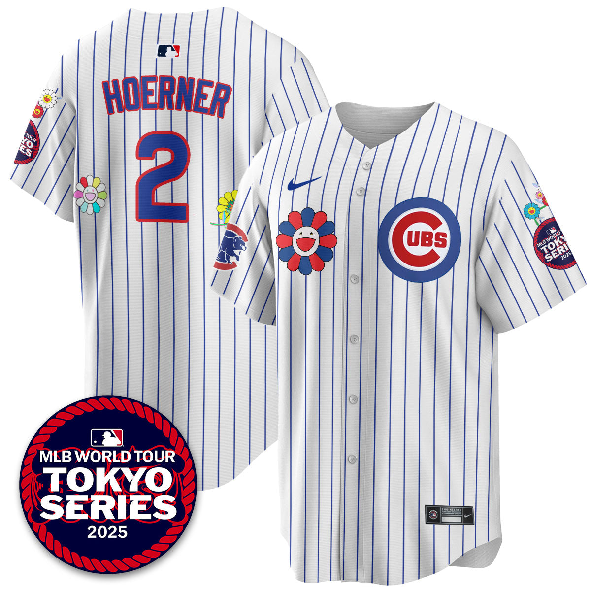 Chicago Cubs Tokyo Series 2025 Vapor Premier Limited Jersey - Stitched