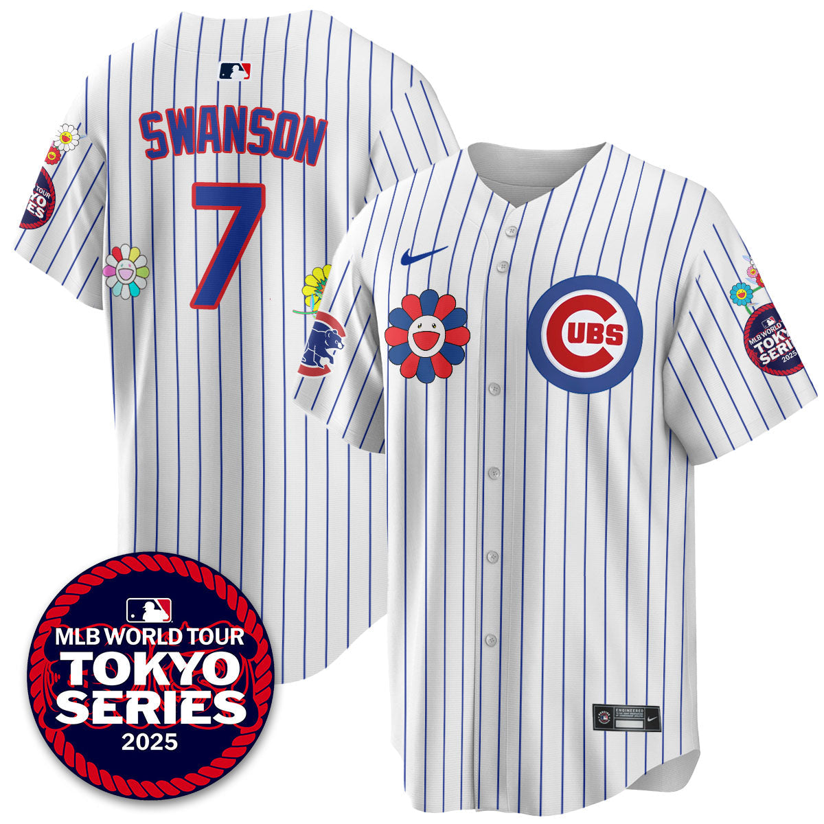 Chicago Cubs Tokyo Series 2025 Vapor Premier Limited Jersey - Stitched