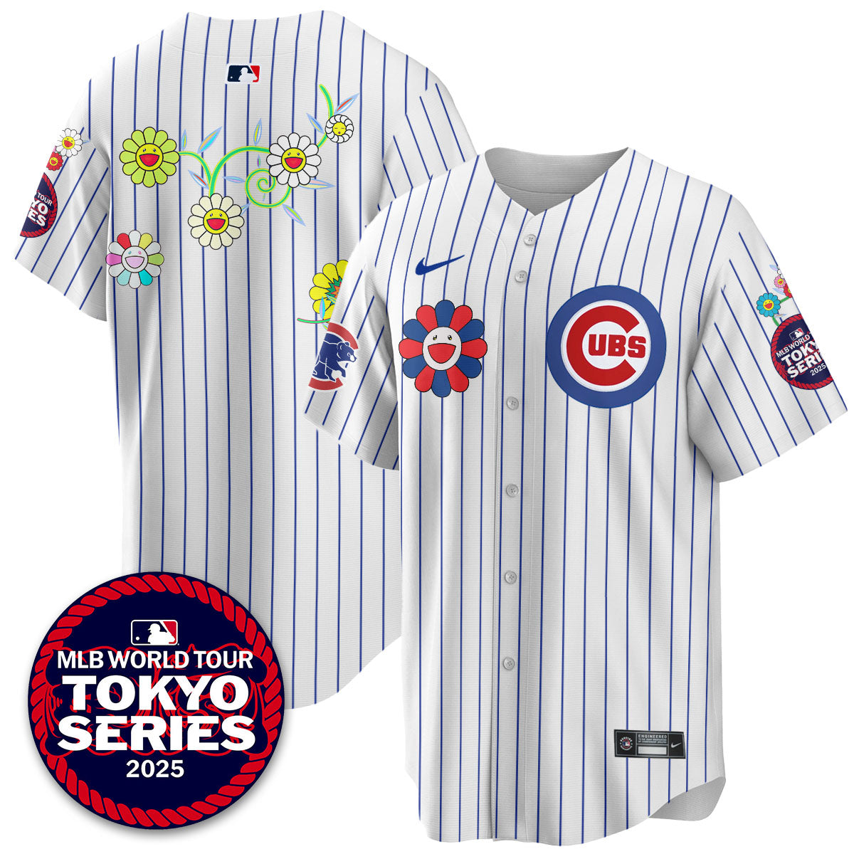 Chicago Cubs Tokyo Series 2025 Vapor Premier Limited Jersey - Stitched
