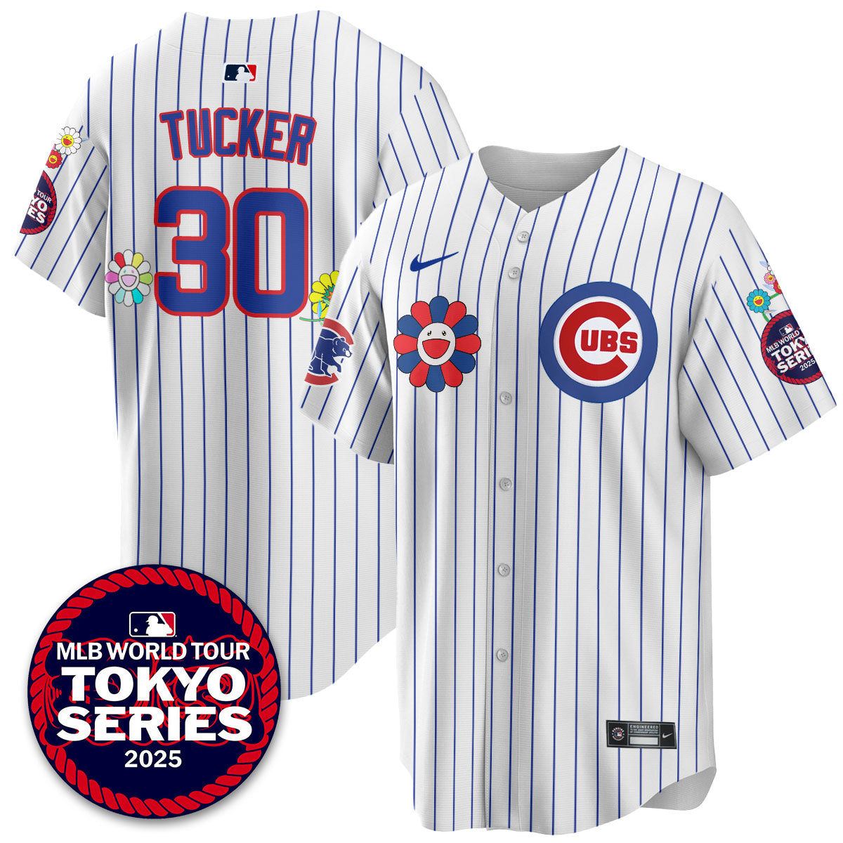 Chicago Cubs Tokyo Series 2025 Vapor Premier Limited Jersey - Stitched