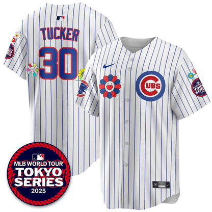 Chicago Cubs Tokyo Series 2025 Vapor Premier Limited Jersey - Stitched