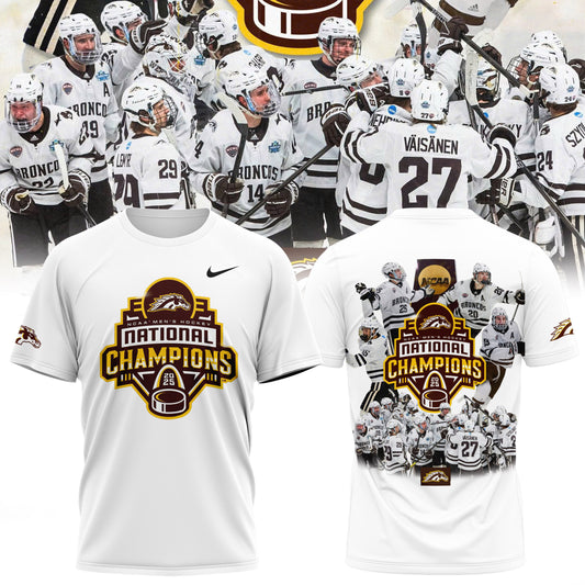 Western Michigan Broncos men’s ice hockey National Champions 2025 Tshirt