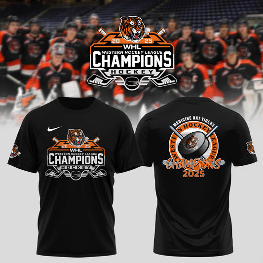 Medicine Hat Tigers – 2025 WHL Champions Tshirt
