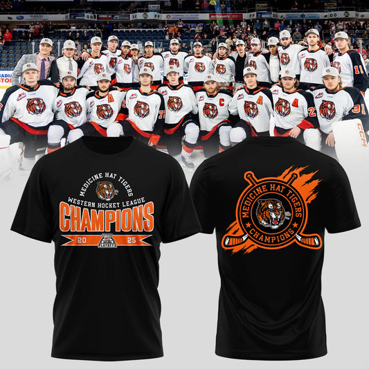 Medicine Hat Tigers – 2025 WHL Champions Tshirt