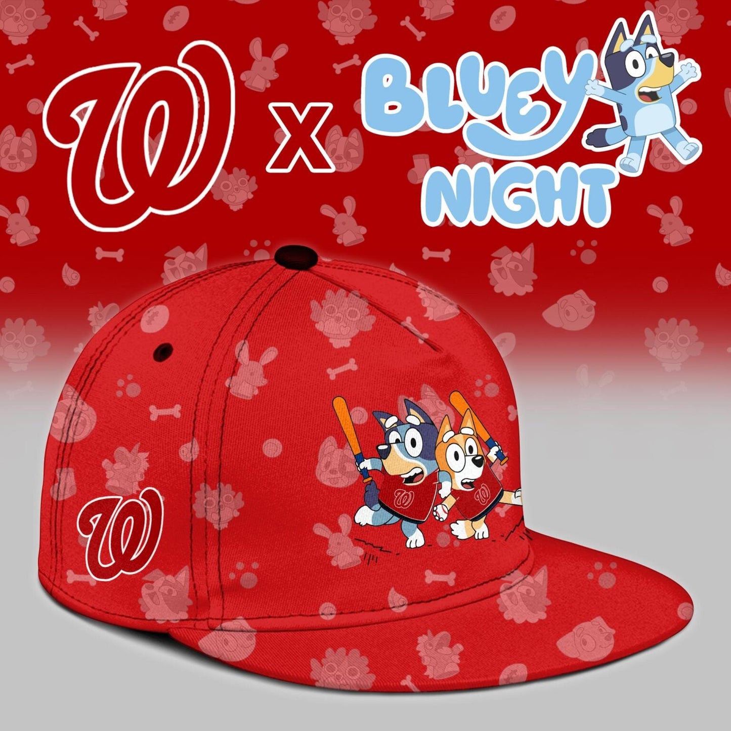 Washington Nationals 2025 Bluey Night Limited Jersey